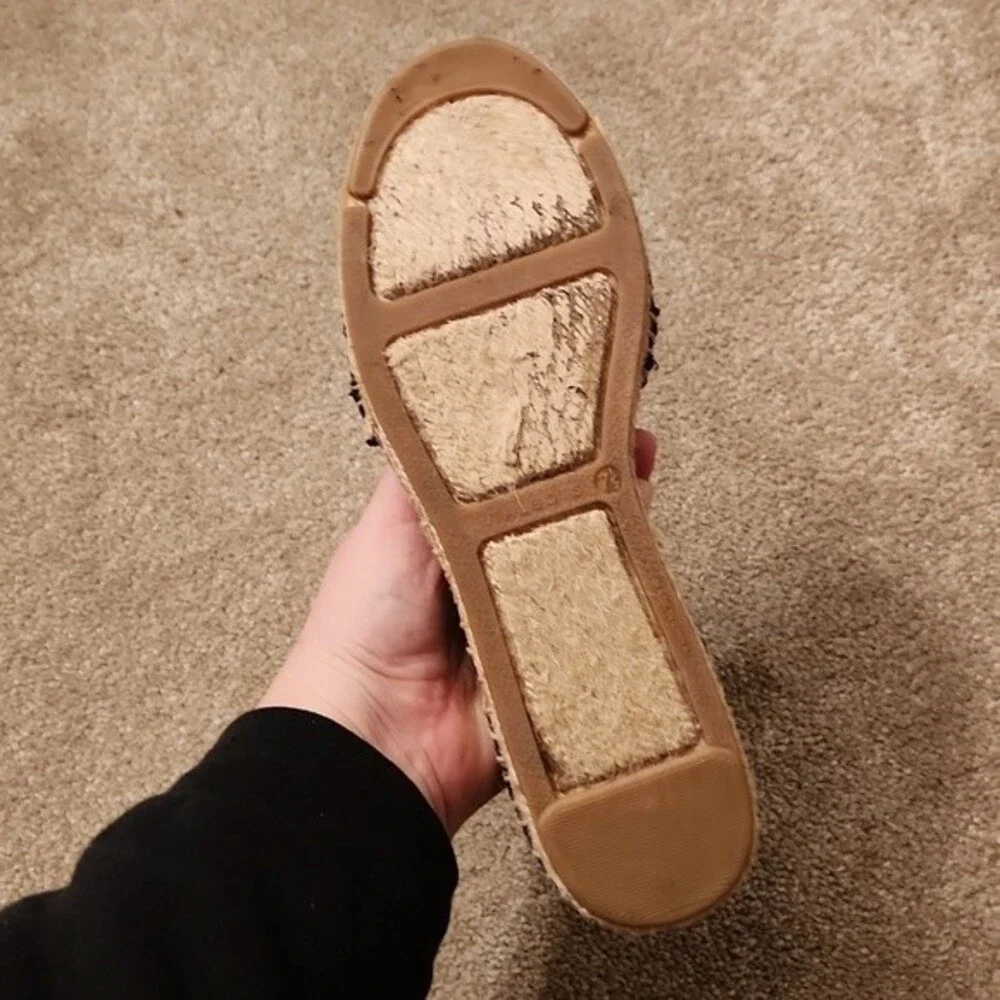 Talbots Women's Canvas Sandals Size 7.5
